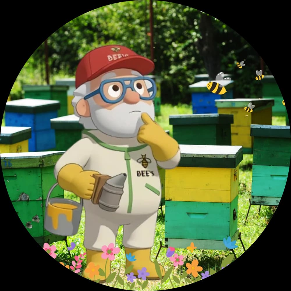 Joe, el apicultor de Beesualize, en su colmenar